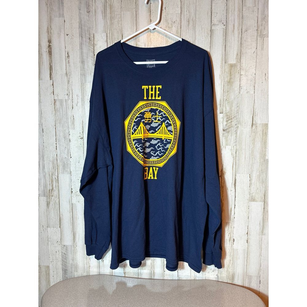 Men's 3XL The Bay Long Sleeve Navy‎ Shirt - Item of the Game